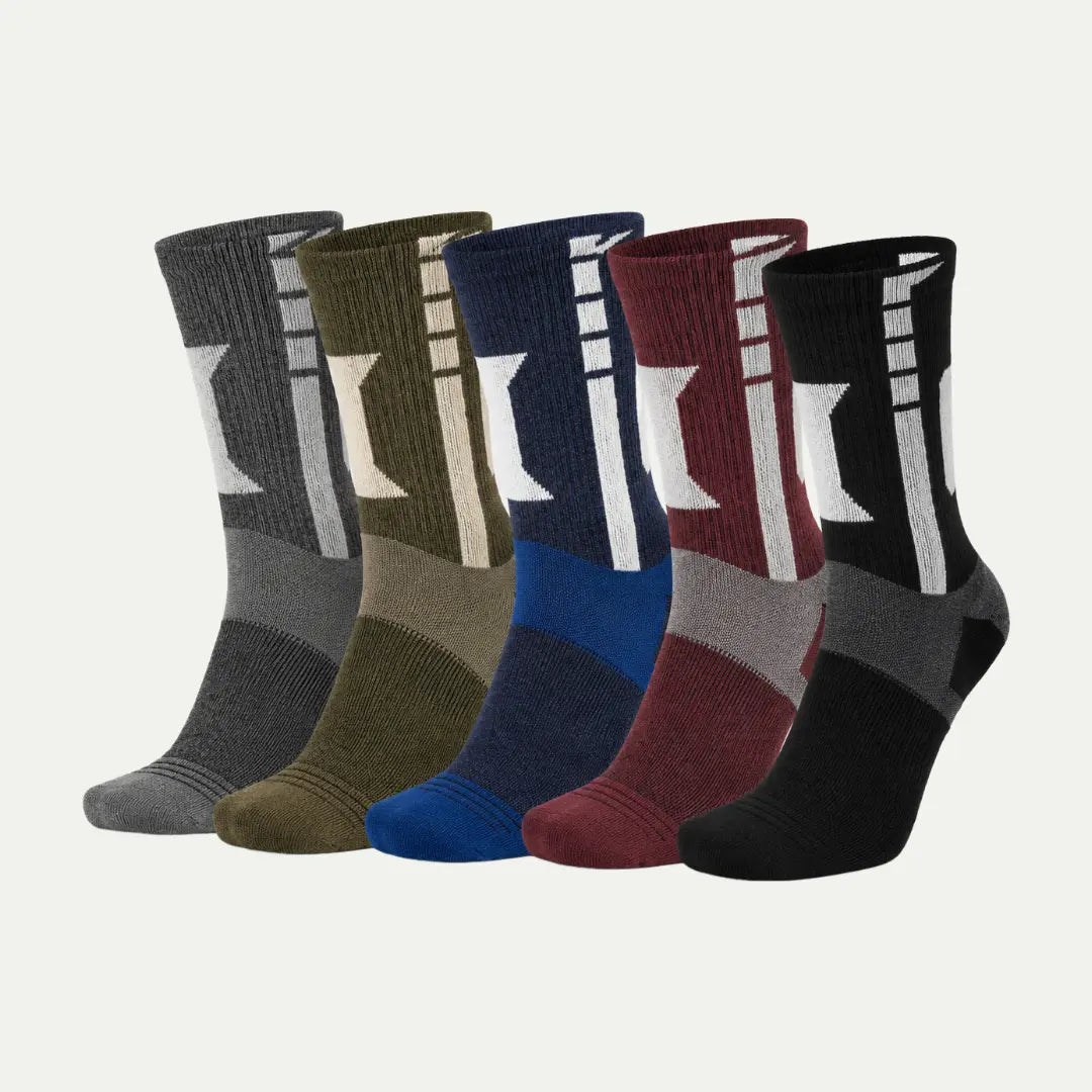 custom crew athletic sock color options
