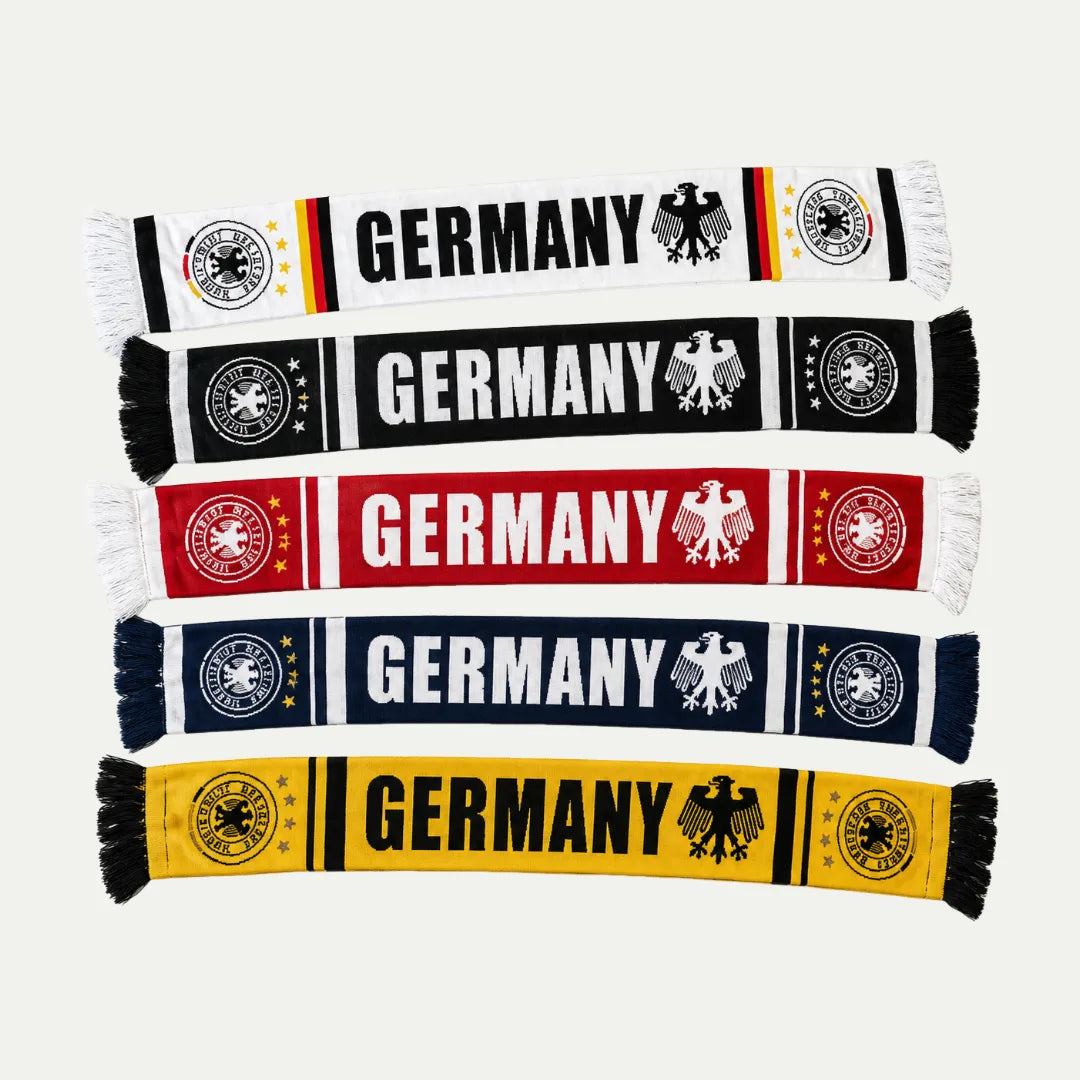 mini Germany soccer scarves collection with fringe ends