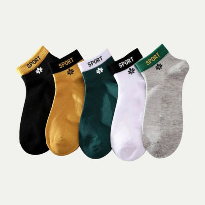custom logo ankle sock color options