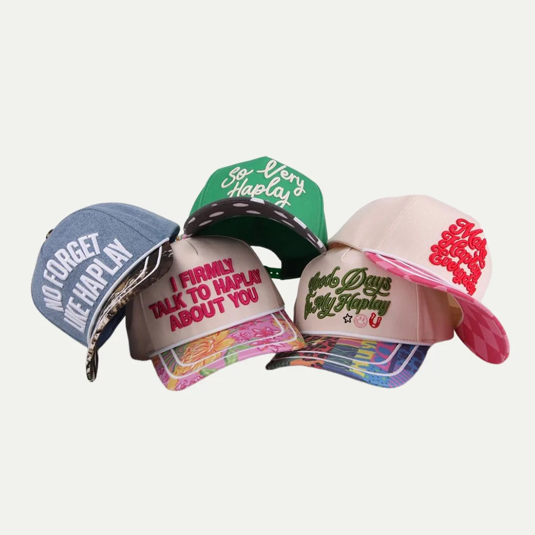 colorful embroidered rope baseball caps collection product image