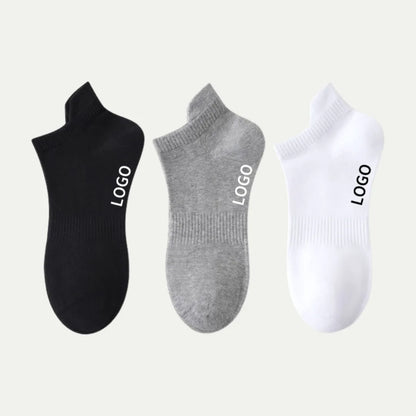 custom logo no show sock color options