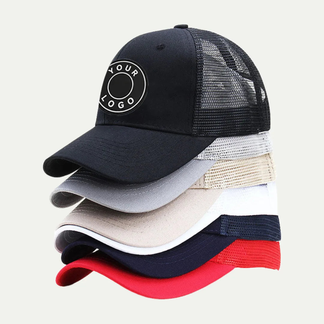 custom mesh trucker hat color options