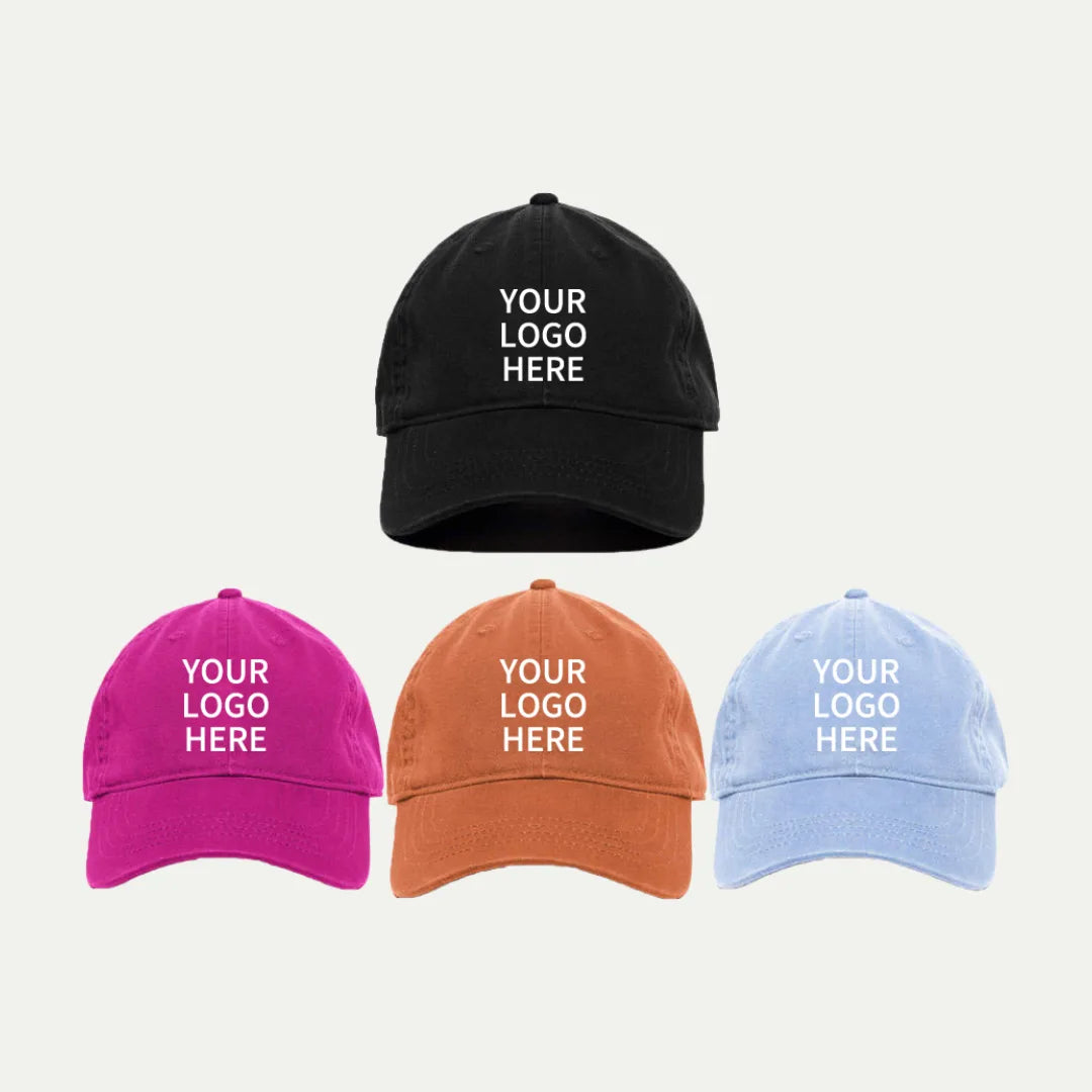 custom logo baseball cap color options